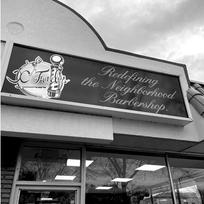 CC Fades sign: Redefining the Neighborhood Barbershop